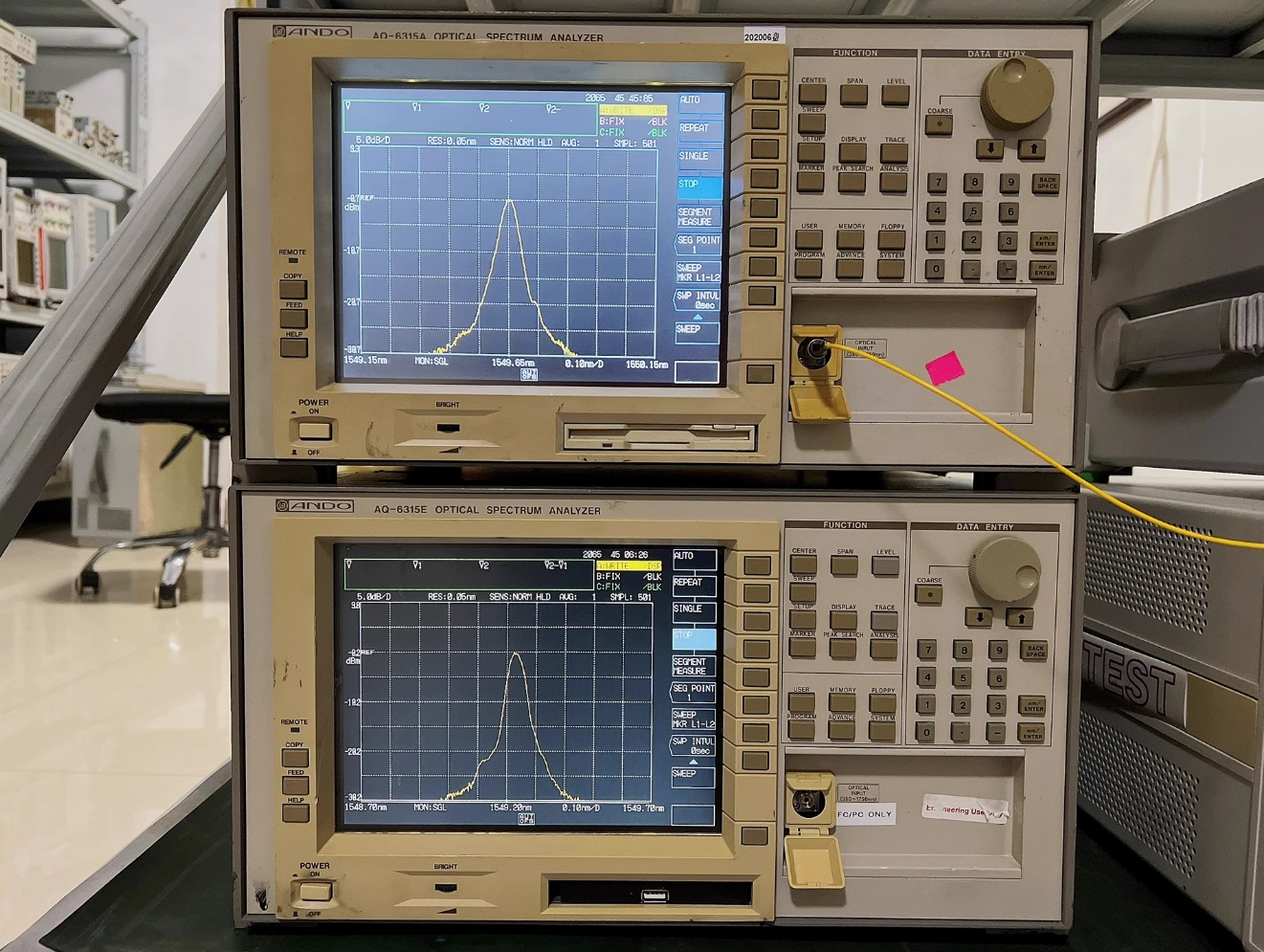 AQ6315A 光譜分析儀 橫河(YOKOGAWA) 故障 煙熏  維修案例