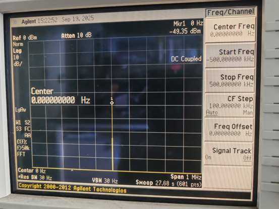 頻譜儀關于零頻信號的解析說明